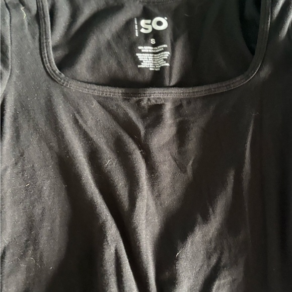 2 Black/gray Crop Tops. American Eagle & SO. Small - Picture 5 of 7